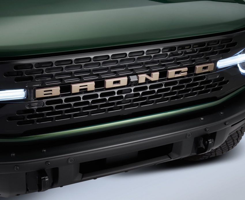 2021-2023 Ford Bronco Bronze Front Grille Lettering Overlay Kit