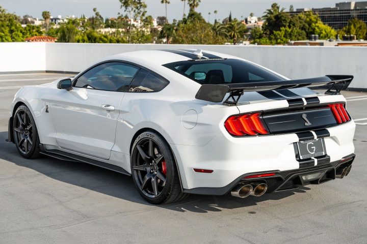 2022 Ford Mustang Shelby GT500 Carbon Fiber Track Pack - Exterior 002 - Rear Three Quarters