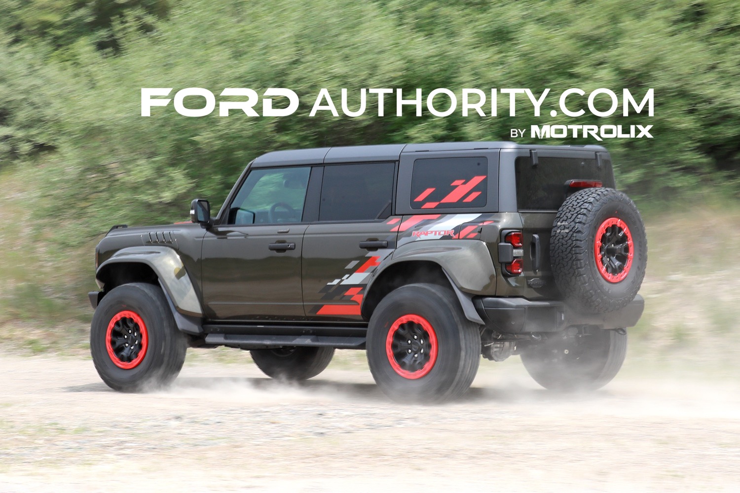 2024 Ford Bronco Raptor Spotted With New Paint, Graphics