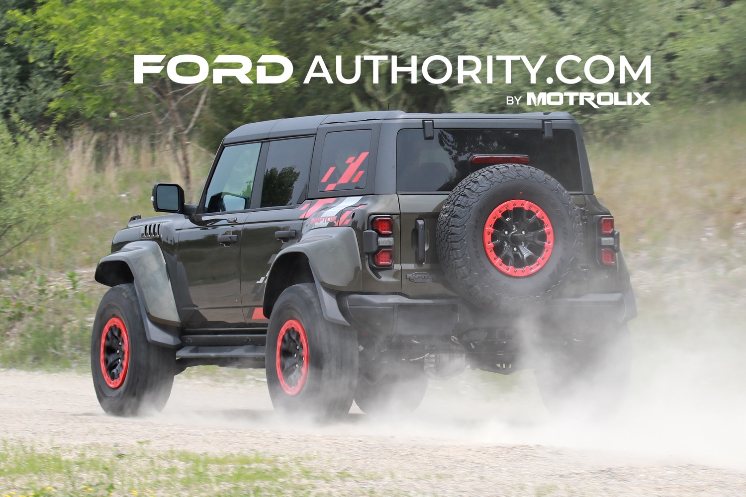 2024 Ford Bronco Raptor Spotted With New Paint, Graphics