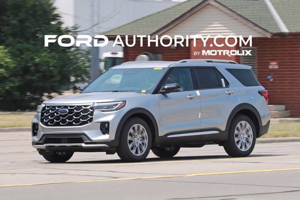 2024 Ford Explorer Platinum Spotted Uncovered For First Time