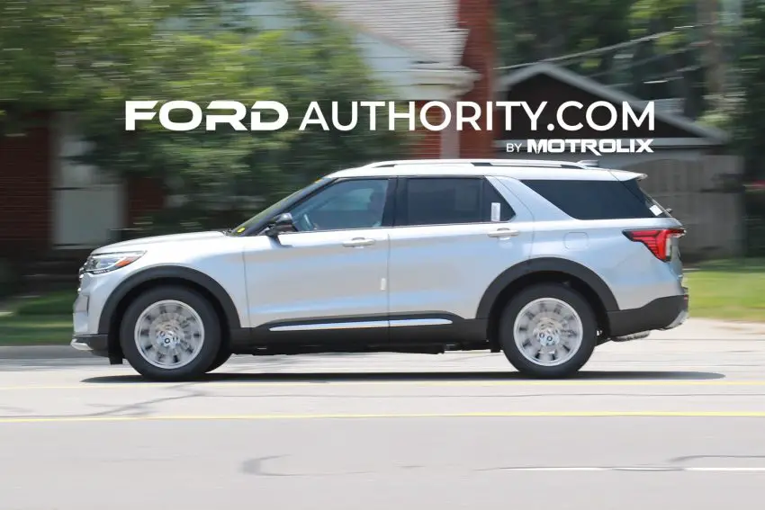 2024 Ford Explorer Platinum Spotted Uncovered For First Time