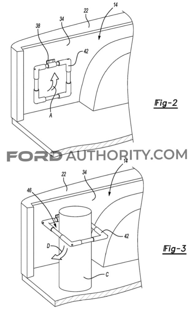 Ford Patent Cargo Retention Frame