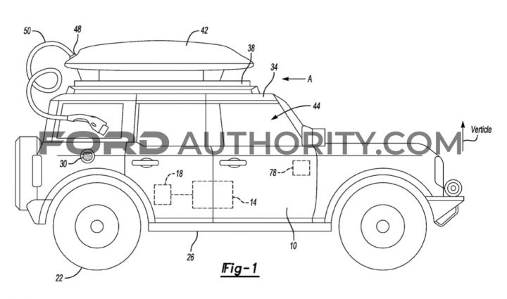 Ford Patent Roof-Mounted Backup Battery