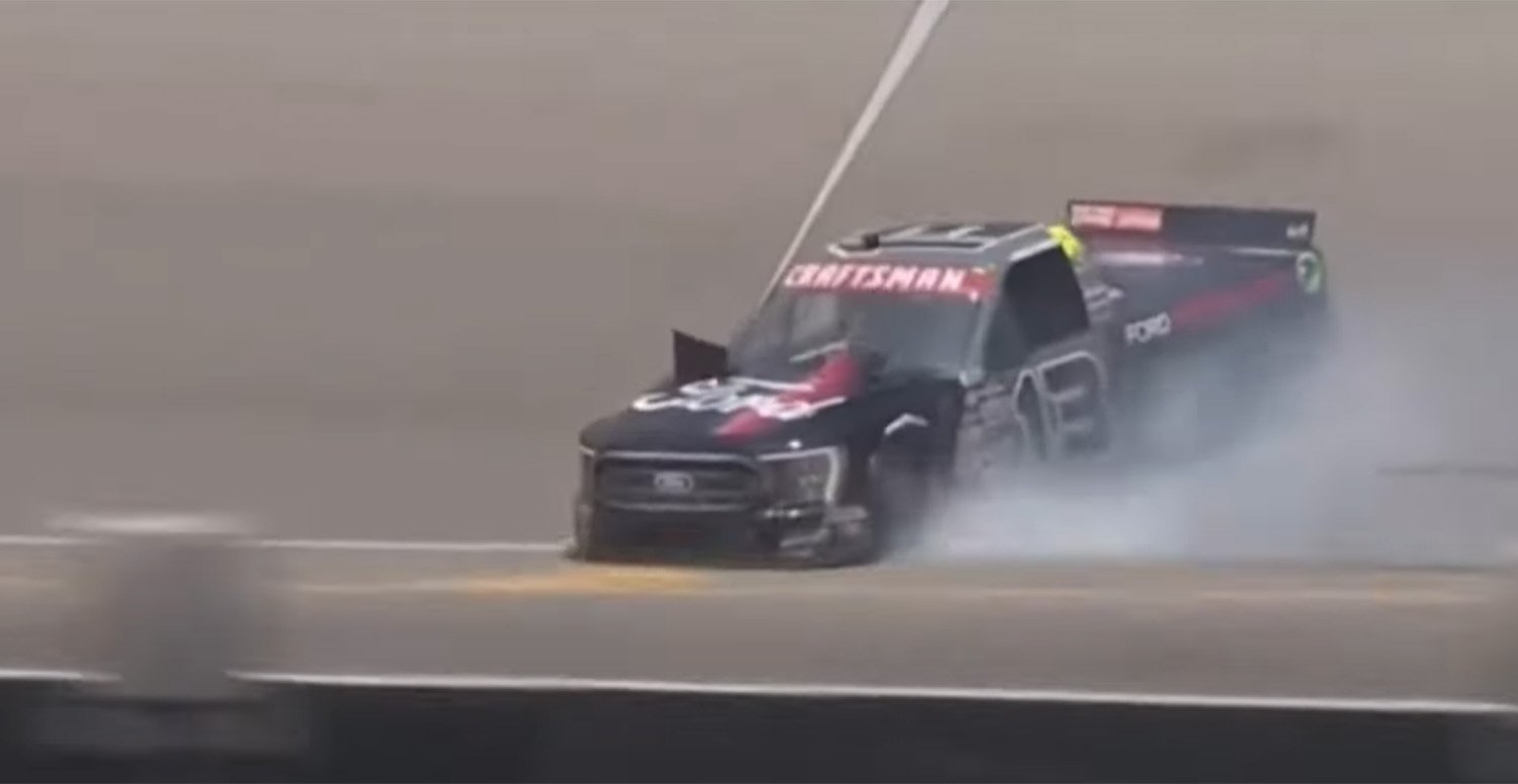 NASCAR Ford Driver Hailie Deegan Talks Gateway Wreck: Video