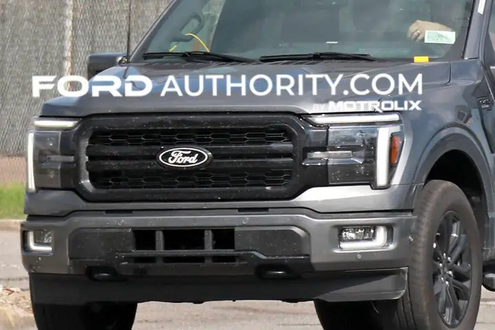 2024 Ford F-150 Appears To Wear Redesigned Blue Oval Emblem