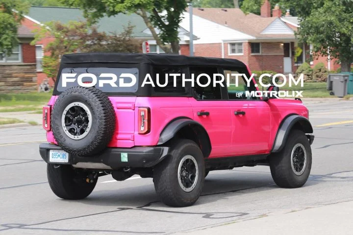 2022 Pink Ford Bronco Lifted, Digital Download, Bronco on a Beach