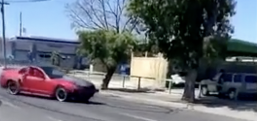 Watch an 1,100-HP Ford Mustang Ride the Wall in Wild Formula Drift Crash