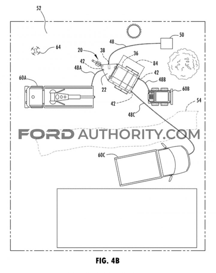 Ford Patent Charging Trailer