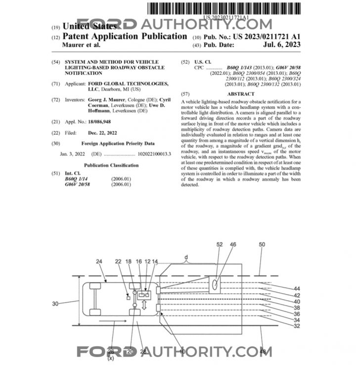 Ford Patent Lighting-Based Notification System