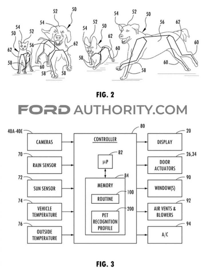 Ford Patent Pet Detection System