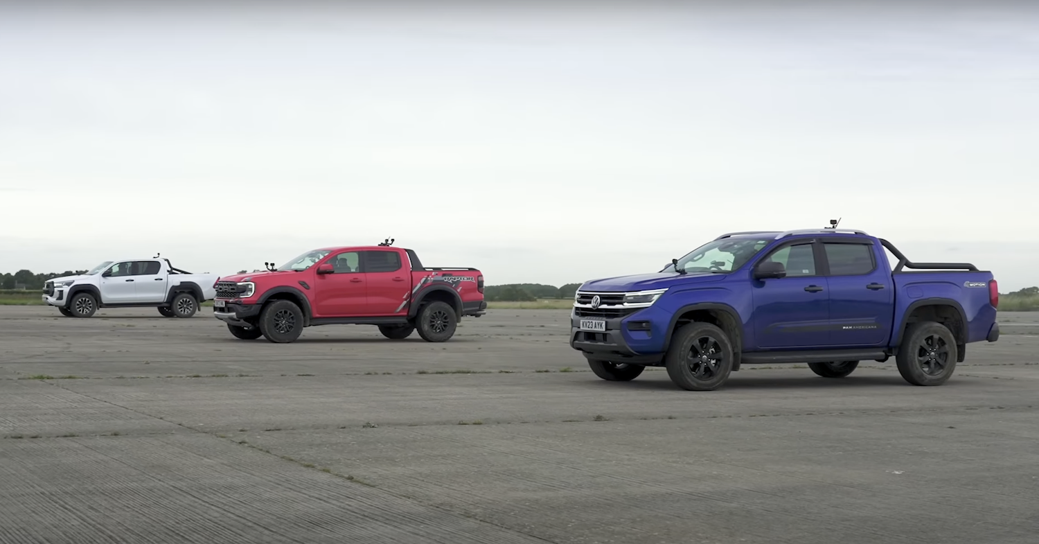 Ford Ranger Raptor Beats Amarok, Hilux In Drag Races: Video
