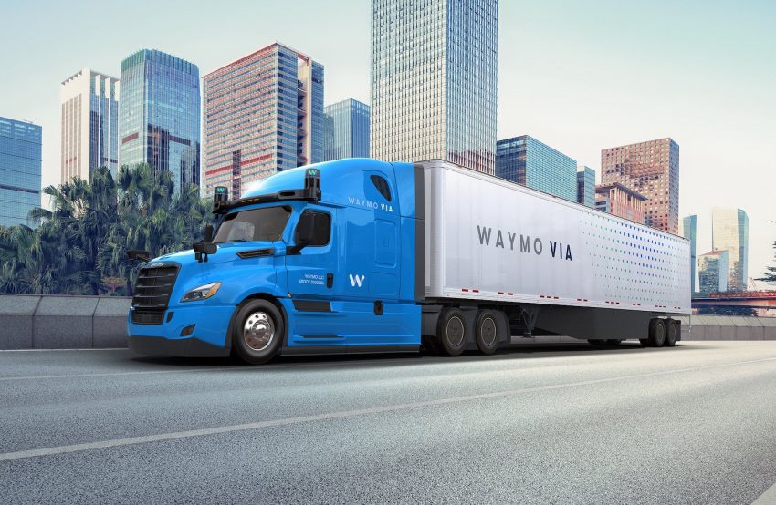 Waymo Autonomous Semi Truck - Exterior 002 - Front Three Quarters