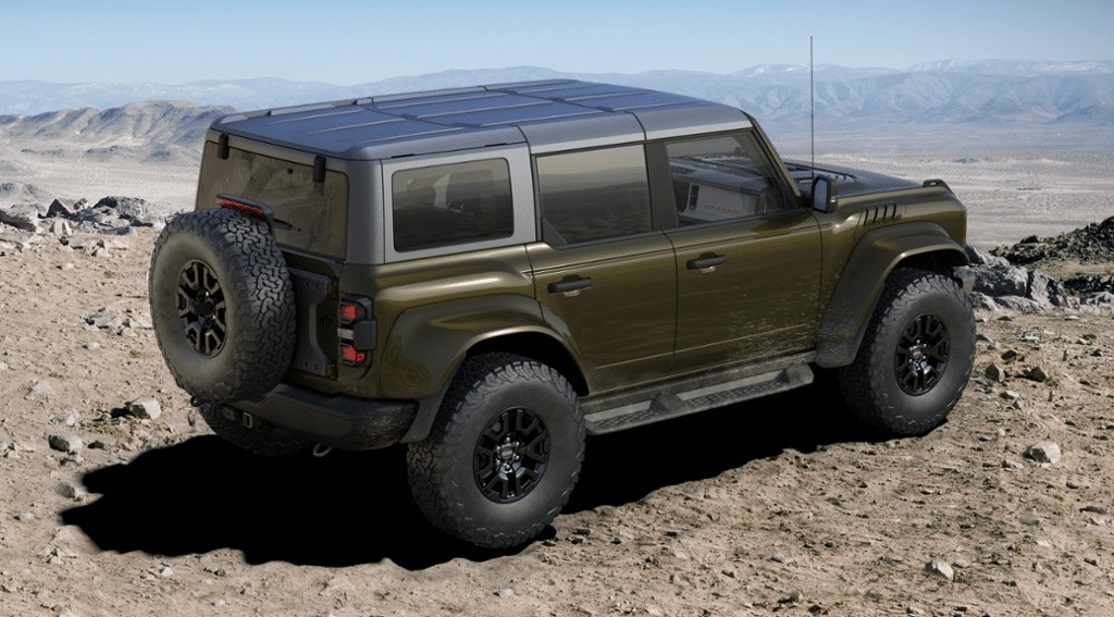 2024 Ford Bronco Raptor Gets New Shelter Green Color