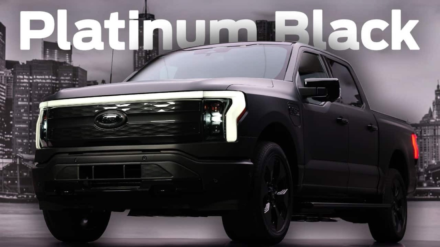 2025 Ford F150 Lightning Platinum Black Officially Debuts