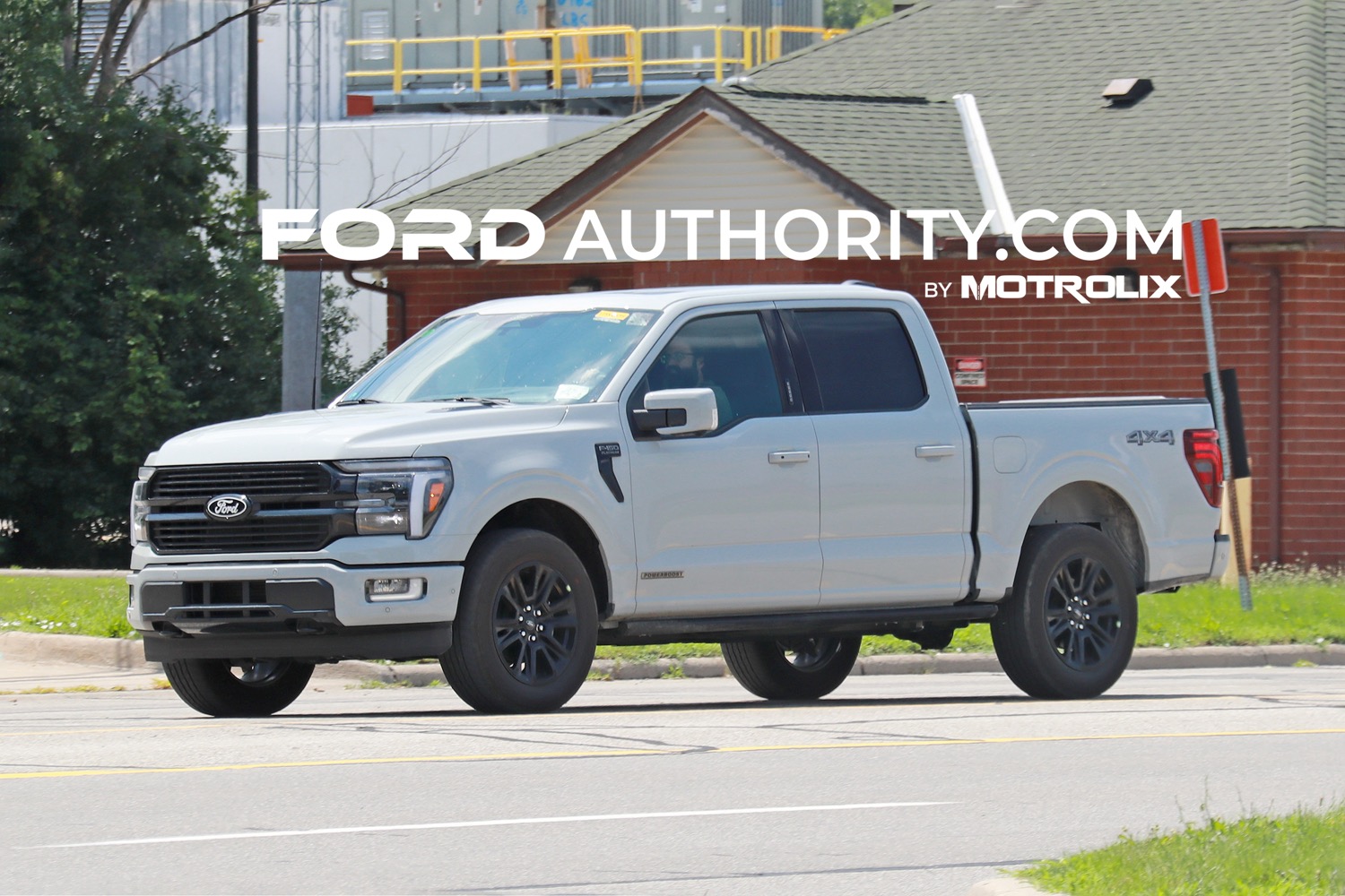 2024 Ford F-150 Platinum With Black Appearance Pack Spotted
