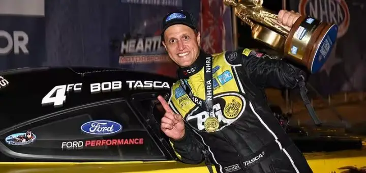 Bob Tasca III Wins With Ford Mustang Dark Horse At Las Vegas