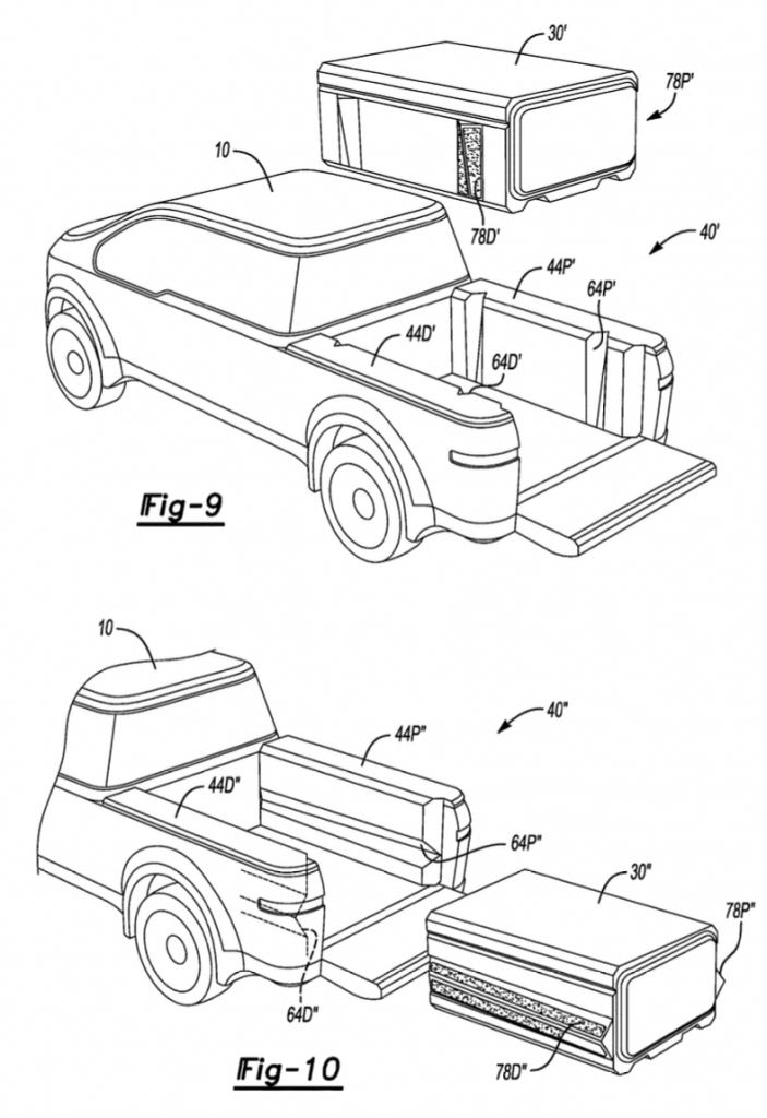 Ford Patent Cargo Bed Module Receiving System
