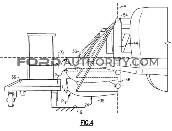 Ford Patent Pickup Lift Assembly