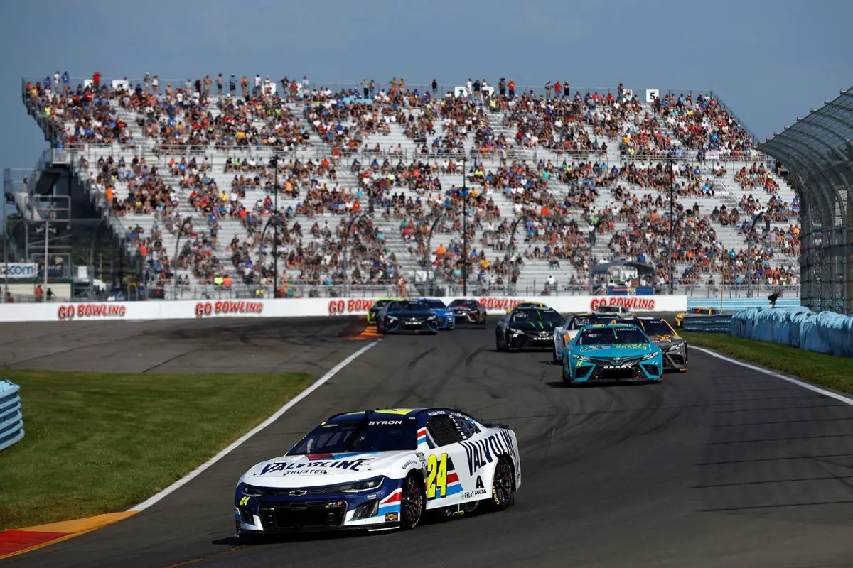 Dominant NASCAR Ford Meets Trouble Watkins Glen 2023: Video