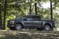 A photo showing the exterior of the 2024 Ford F-150 Platinum from a side angle.