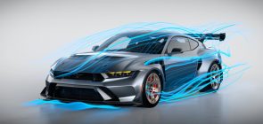 2025 Ford Mustang GTD Aerodynamic Technology - Exterior 001 - Front Three Quarters