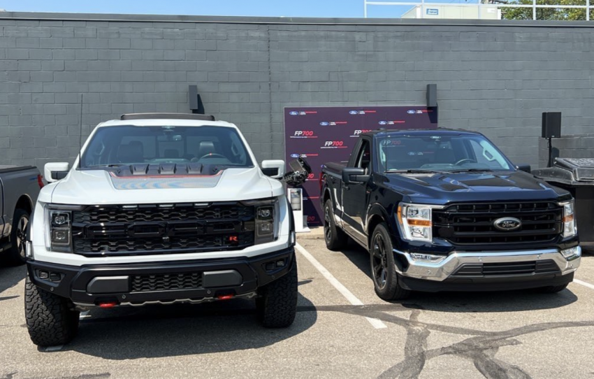 Ford F-150 FP700 and F-150 Raptor R - Exterior 001 - Front