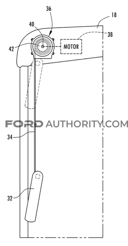 Ford Patent Deployable Assist Handle