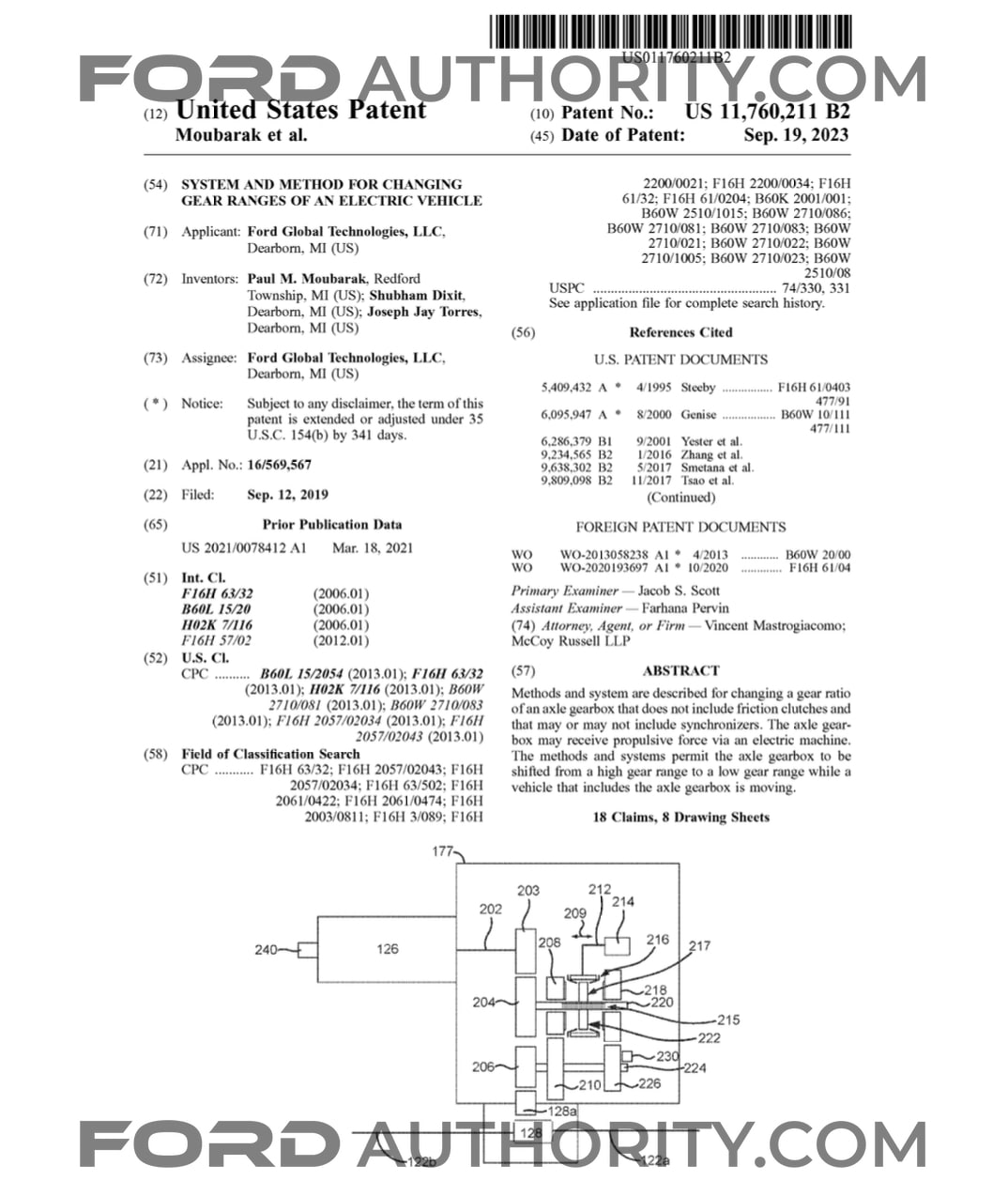 Ford patents EV four-wheel burnouts