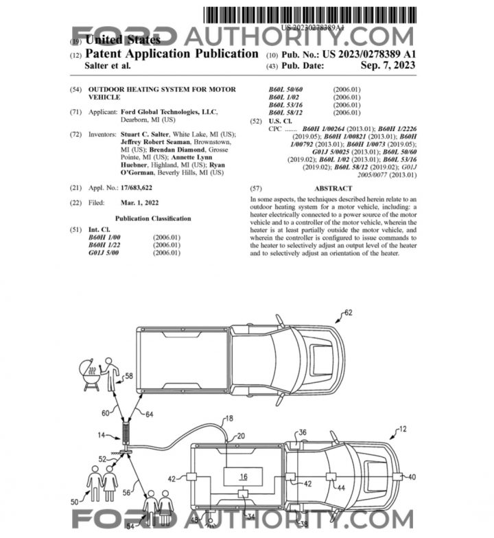 Ford Patent Outdoor Heating System