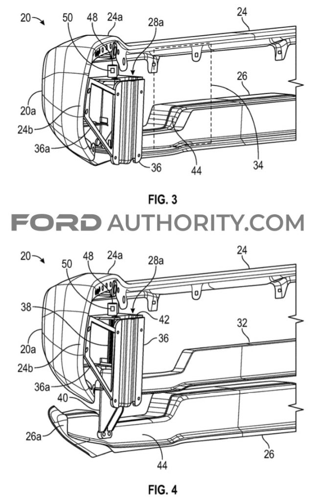 Ford Patent Vehicle Bumper Assembly With Integrated Lower Support