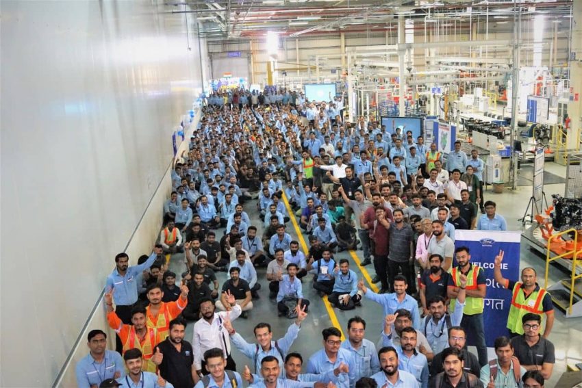 Ford Sanand Engine Plant Builds One Millionth Engine