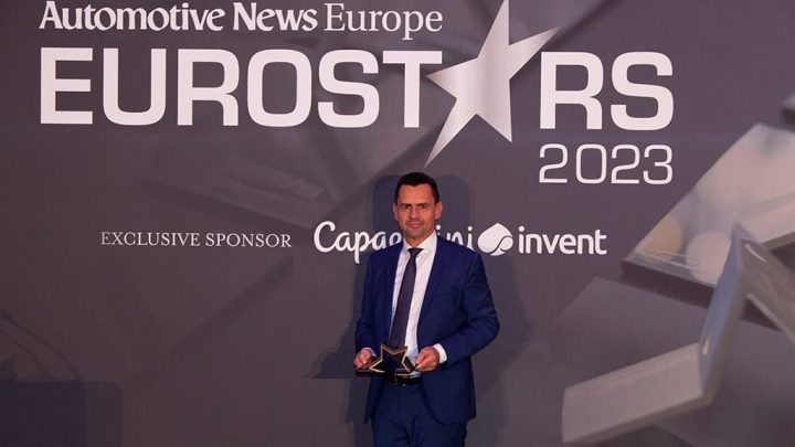 Martin Sander Ford Model e Europe General Manager Eurostars 2023 Awards
