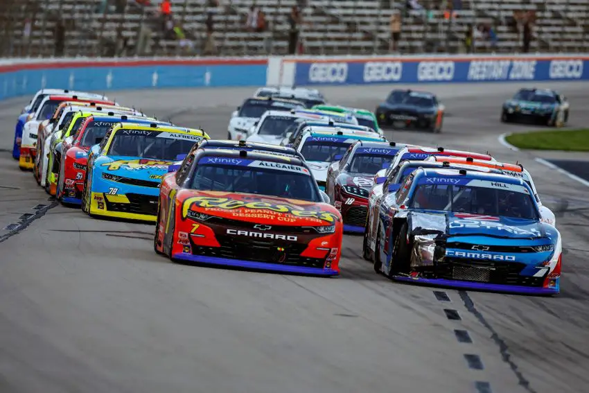 NASCAR Ford Xfinity Teams Non-Factors At Texas 2023: Video