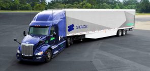 Stack AV Autonomous Semi Truck - Exterior 002 - Front Three Quarters