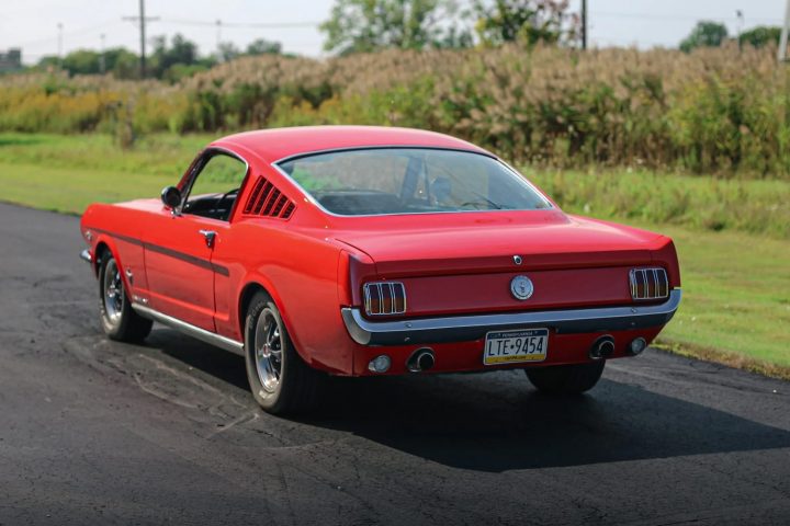 1966 Ford Mustang With 5.0L V8 - Exterior 002 - Rear Three Quarters