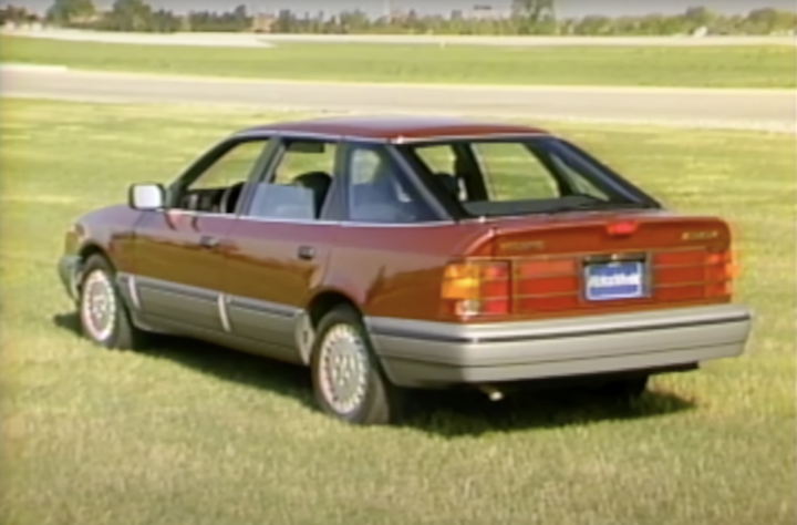 1988 Merkur Scorpio MotorWeek Retro Review - Exterior 002 - Rear Three Quarters