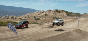 Ford Explorer vs Jeep Cherokee XJ Off-Road Race - Exterior 001 - Front Three Quarters