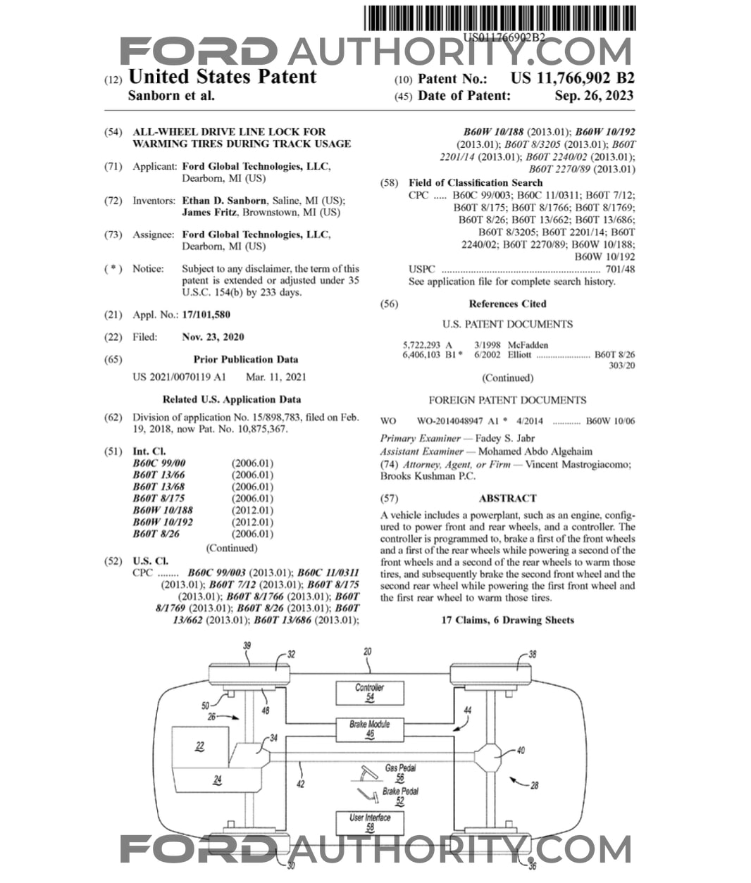 Ford patents EV four-wheel burnouts