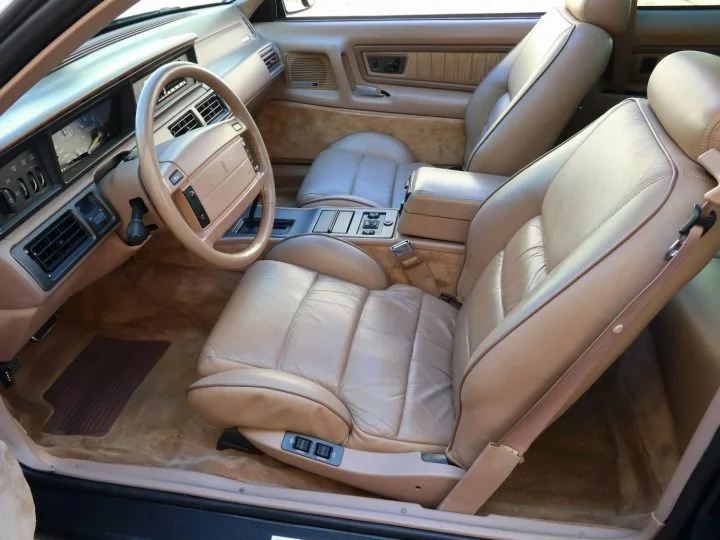 1992 Lincoln Mark VII LSC With 29K Miles - Interior 001