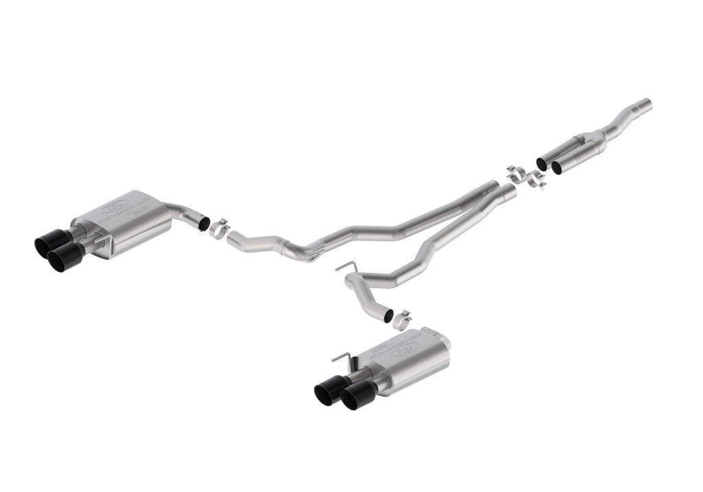 2024 Ford Mustang 2 3L Extreme Active Exhaust Revealed   2024 Ford Mustang EcoBoost Extreme Active Cat Back Exhaust System With Black Tips 1024x717 