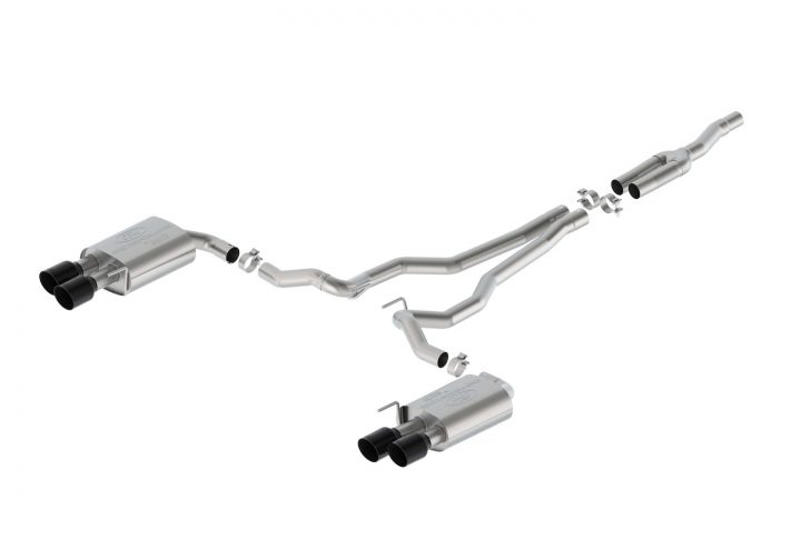 2024 Ford Mustang EcoBoost Extreme Active Cat-Back Exhaust System With Black Tips