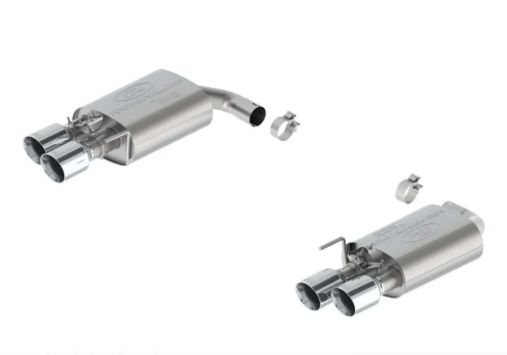 2024 Ford Mustang EcoBoost Sport Active Axle-Back Exhaust System Chrome