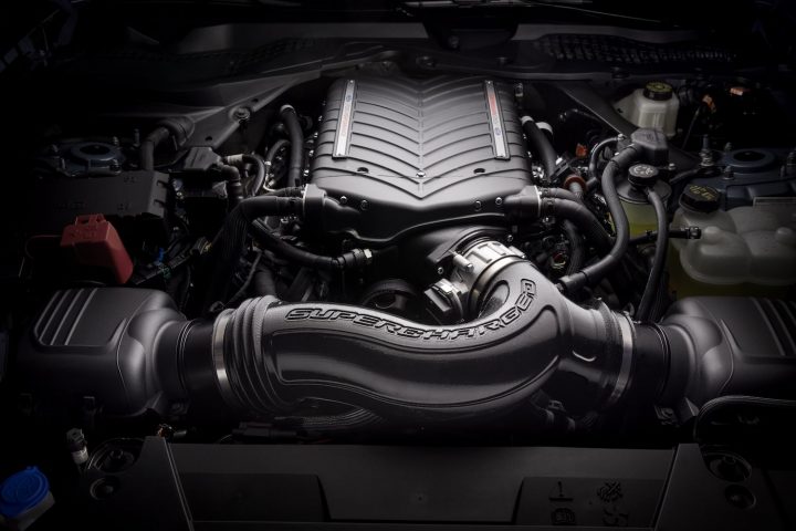 2024 Ford Mustang GT Supercharger Kit - Engine Bay 001