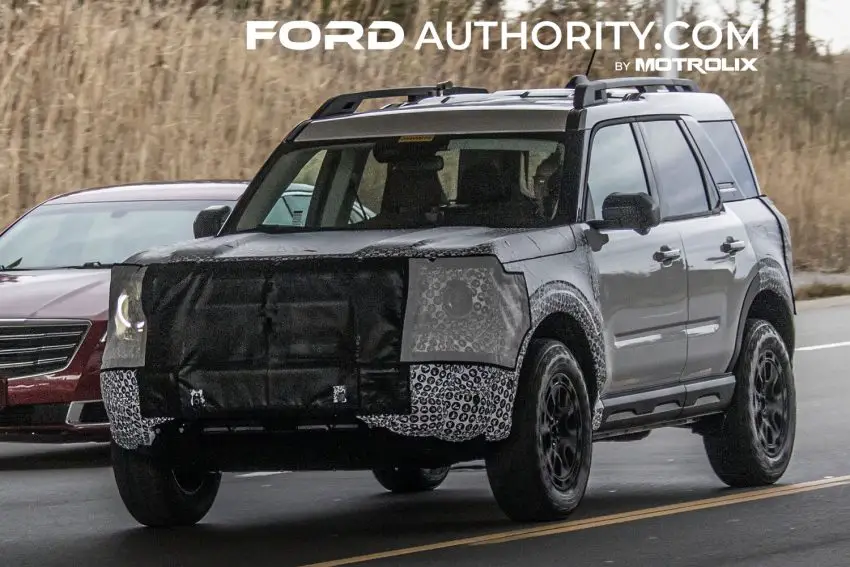Refreshed 2025 Ford Bronco Sport Badlands Spied Photos