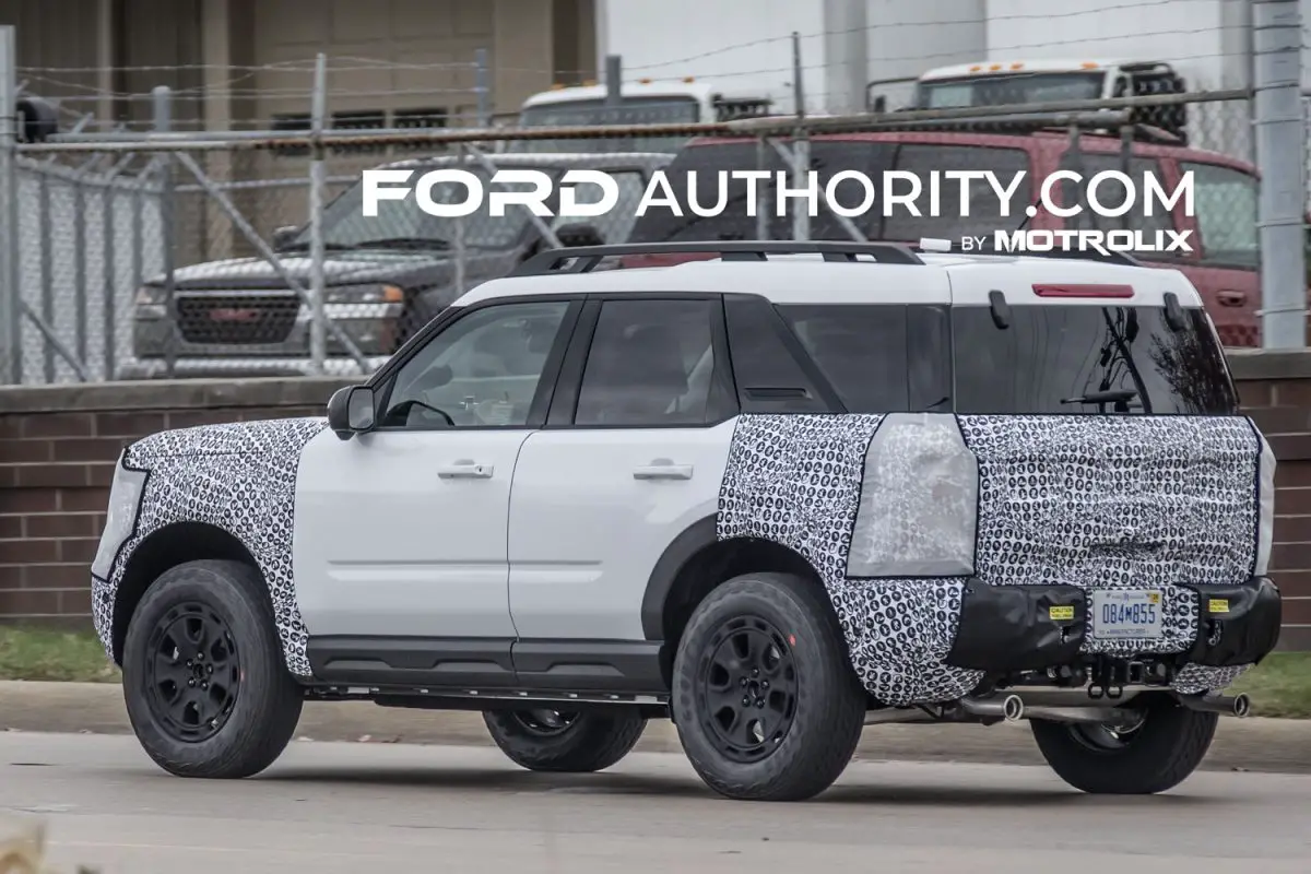 Refreshed 2025 Ford Bronco Sport Badlands Spied Photos