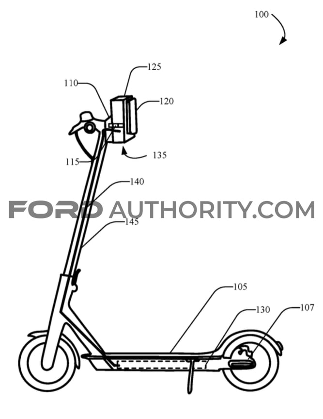 Ford Patent Electric Scooter Integration Module