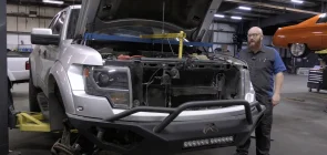 2014 Ford F-150 SVT Raptor Exhaust Leak Repair - Exterior 001 - Front Three Quarters