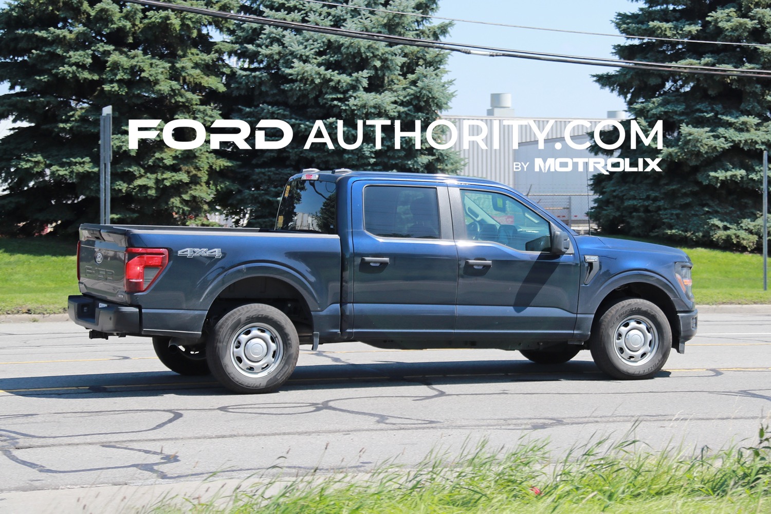 2024 Ford F150 XL In Antimatter Blue Real World Photos