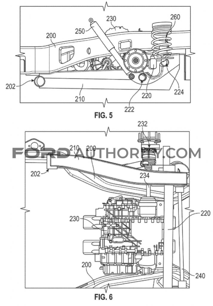 Ford Patent Deadbeam Based Rear Suspension